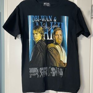 Star Wars Anakin Skywalker and Obi Wan shirt size Medium